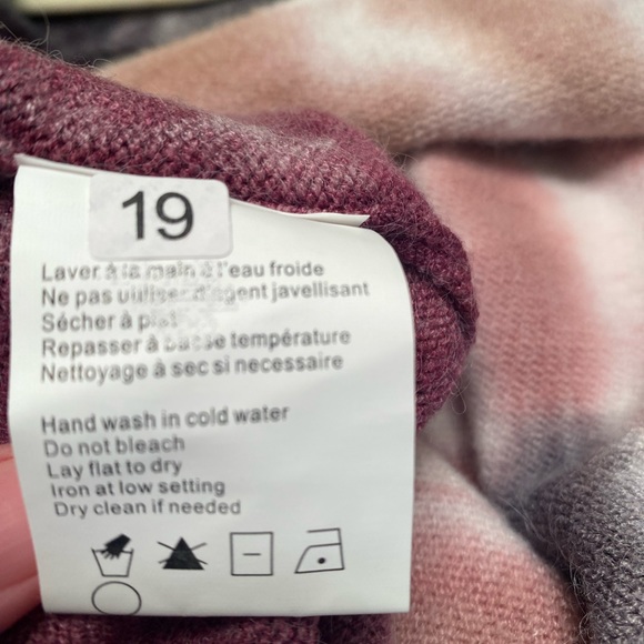 CHARLIE B Women's Poncho Petale/Misty Fringe Asymmetrical Tie-Dye One Size NEW - Picture 14 of 14